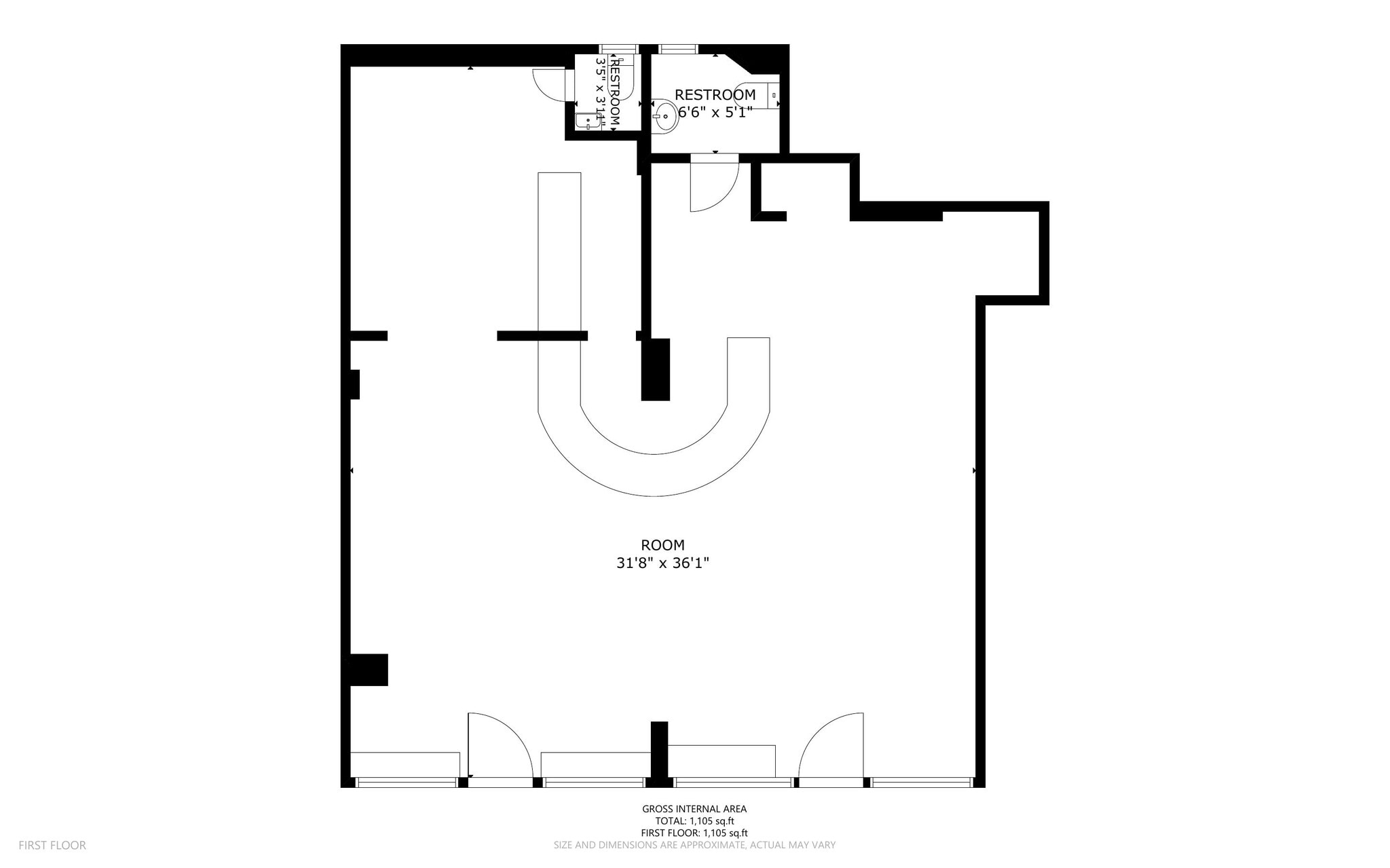 66 Avenue A, New York, NY à louer Plan d’étage– Image 1 sur 6