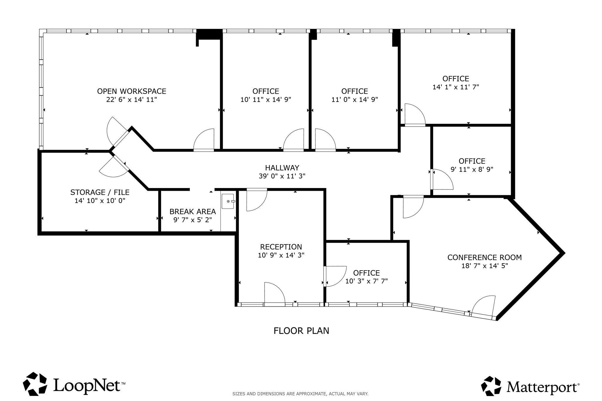 15425 North Fwy, Houston, TX à louer Plan d’étage– Image 1 sur 5