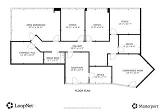 15425 North Fwy, Houston, TX à louer Plan d’étage– Image 2 sur 6