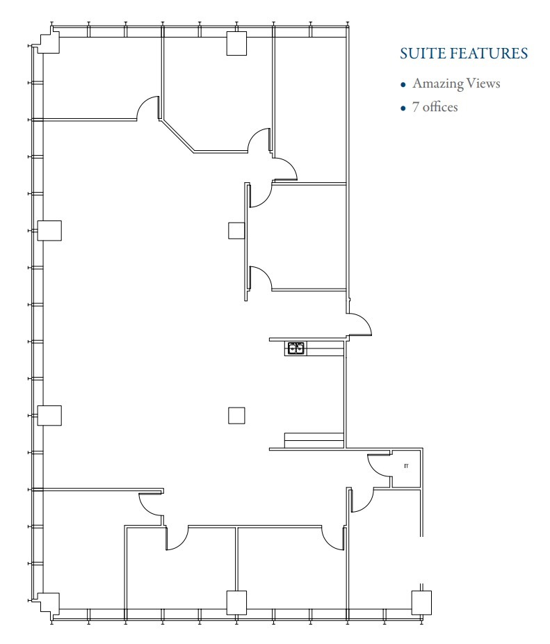 1603 Orrington Ave, Evanston, IL à louer Plan d’étage– Image 1 sur 1