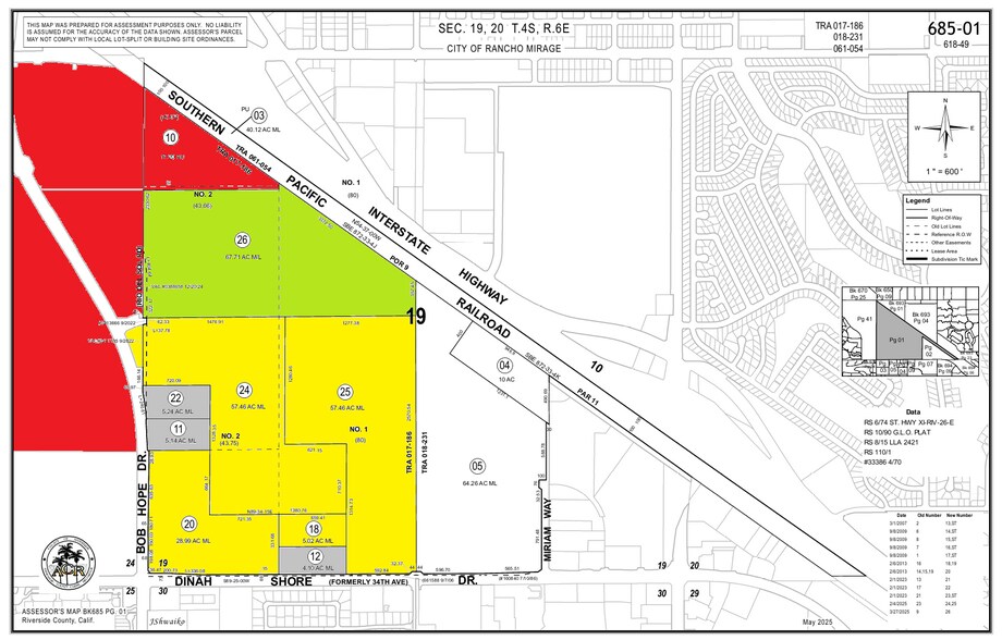 Desert Rose portefeuille de 4 biens à vendre sur LoopNet.fr - Plan cadastral – Image 3 sur 13