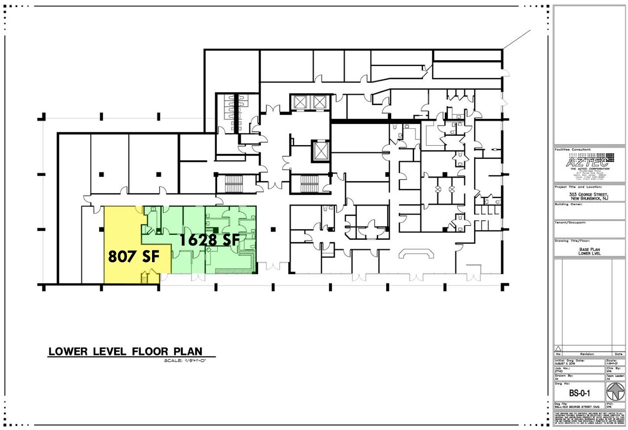 303 George St, New Brunswick, NJ à louer Plan d’étage– Image 1 sur 2