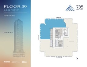 1735 Market St, Philadelphia, PA à louer Plan de site– Image 1 sur 1