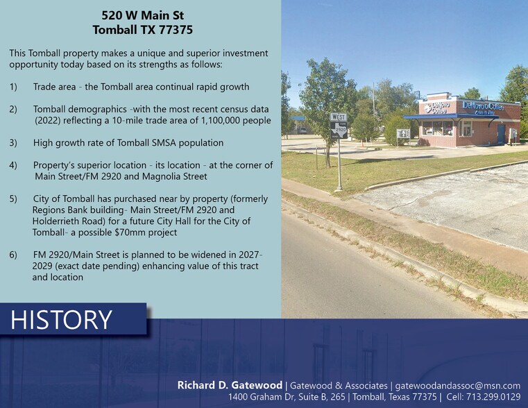 520 W Main St, Tomball, TX à vendre - Photo de l’immeuble – Image 3 sur 15