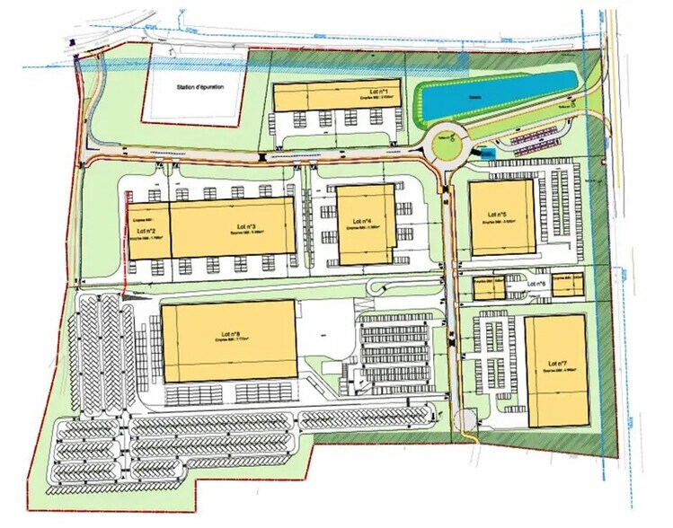 Terrain dans Martillac à louer - Plan de site – Image 3 sur 3