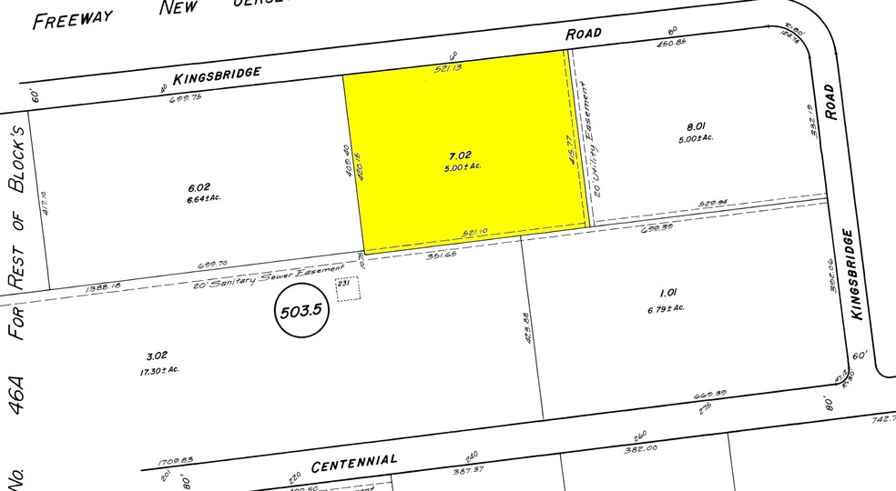 60 Kingsbridge Rd, Piscataway, NJ à louer - Plan cadastral – Image 3 sur 13