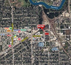 7415 Lawndale St & 911 Parson St, Houston, TX - Vue aérienne  vue de carte