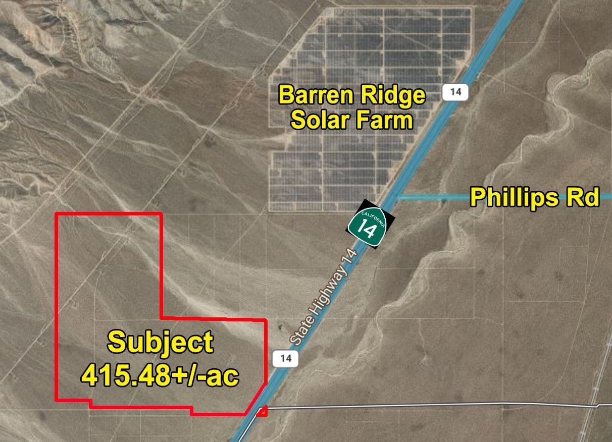 Aerospace Hwy (Hwy #14), Mojave, CA à vendre Aérien– Image 1 sur 3