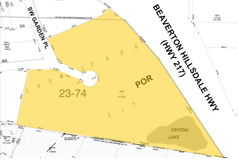 12100-12120 SW Garden Pl, Tigard, OR à louer - Plan cadastral – Image 2 sur 7