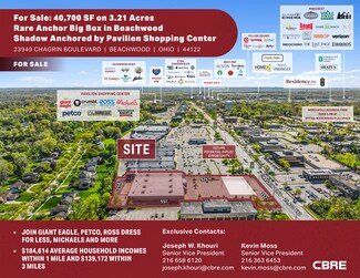 Plus de détails pour 23949 Chagrin Blvd, Beachwood, OH - Local commercial à vendre