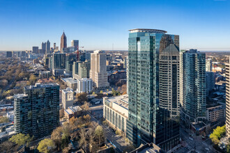 1075 Peachtree St NE, Atlanta, GA - VUE AÉRIENNE  vue de carte