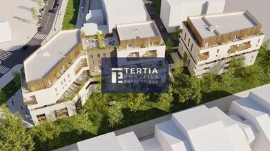 Montpellier - VUE AÉRIENNE  vue de carte