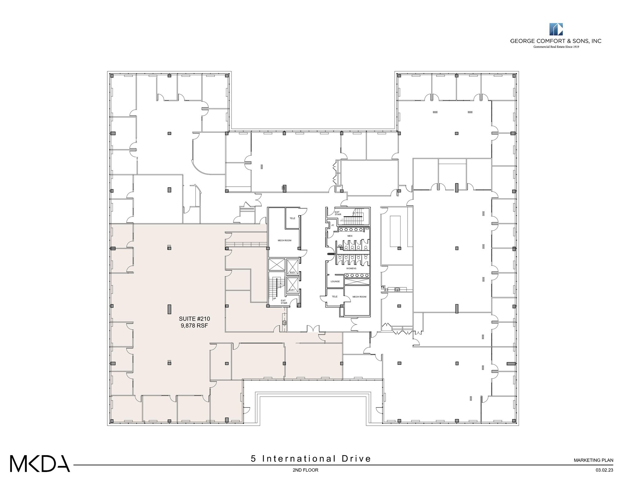5 International Dr, Rye Brook, NY à louer Plan d’étage– Image 1 sur 1