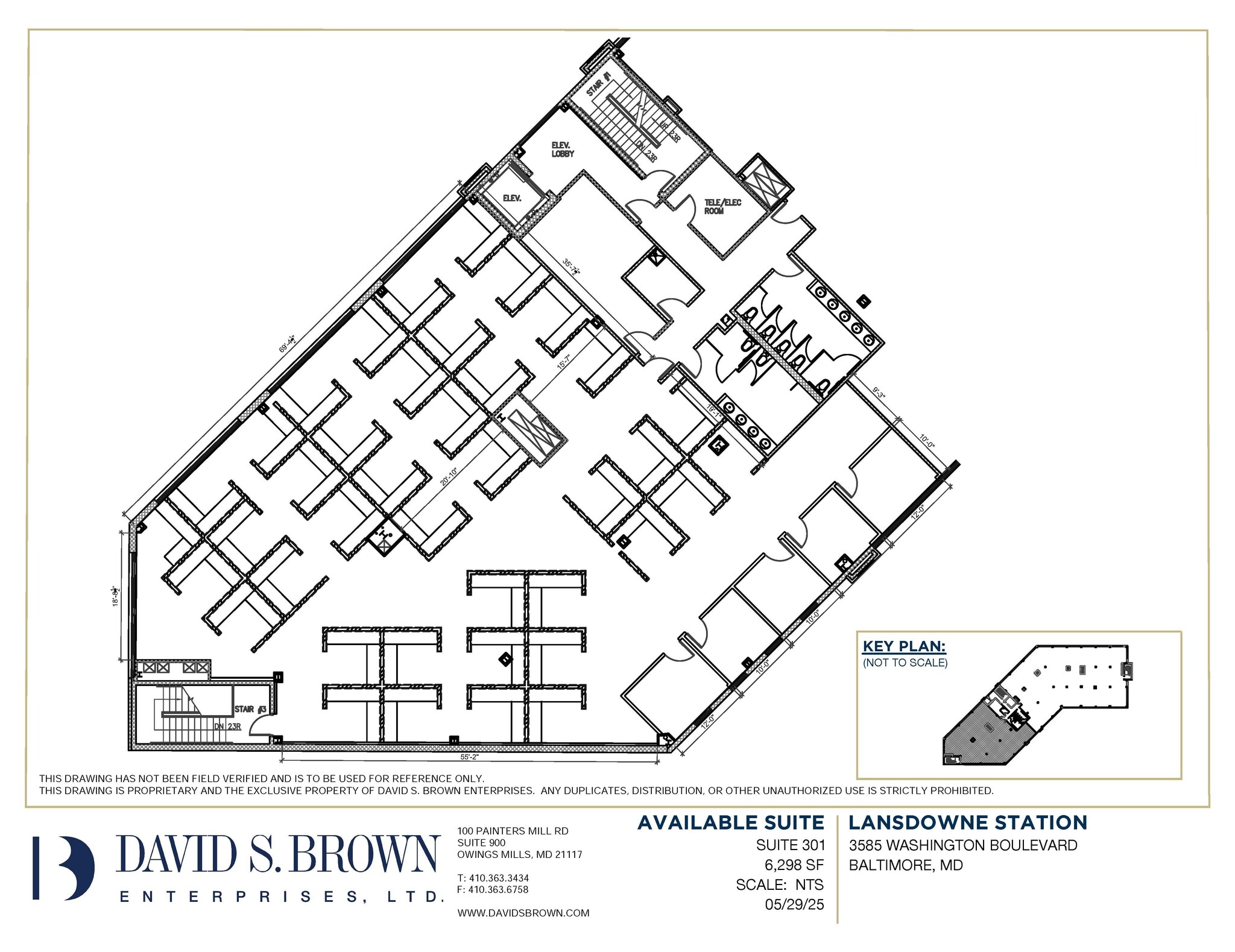 3541-3581 Washington Blvd, Halethorpe, MD à louer Plan d’étage– Image 1 sur 1