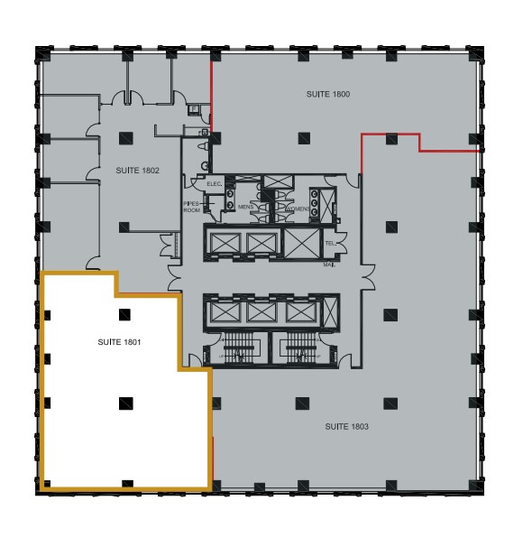 415 Yonge St, Toronto, ON à louer Plan d’étage– Image 1 sur 1