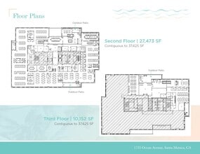 1733 Ocean Ave, Santa Monica, CA à louer Plan d’étage– Image 1 sur 1
