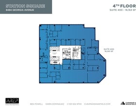 1100 Wayne Ave, Silver Spring, MD à louer Plan d’étage– Image 1 sur 1