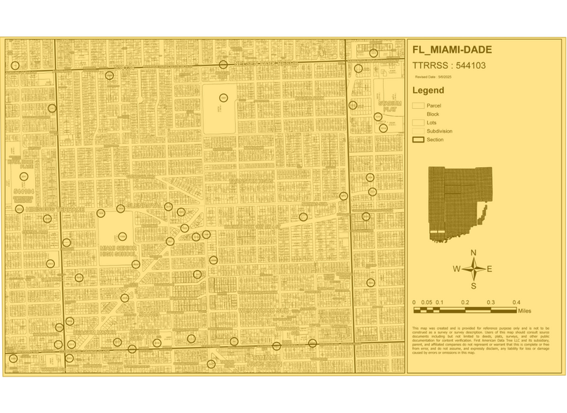 2534 SW 6th St, Miami, FL à vendre - Plan cadastral – Image 2 sur 2