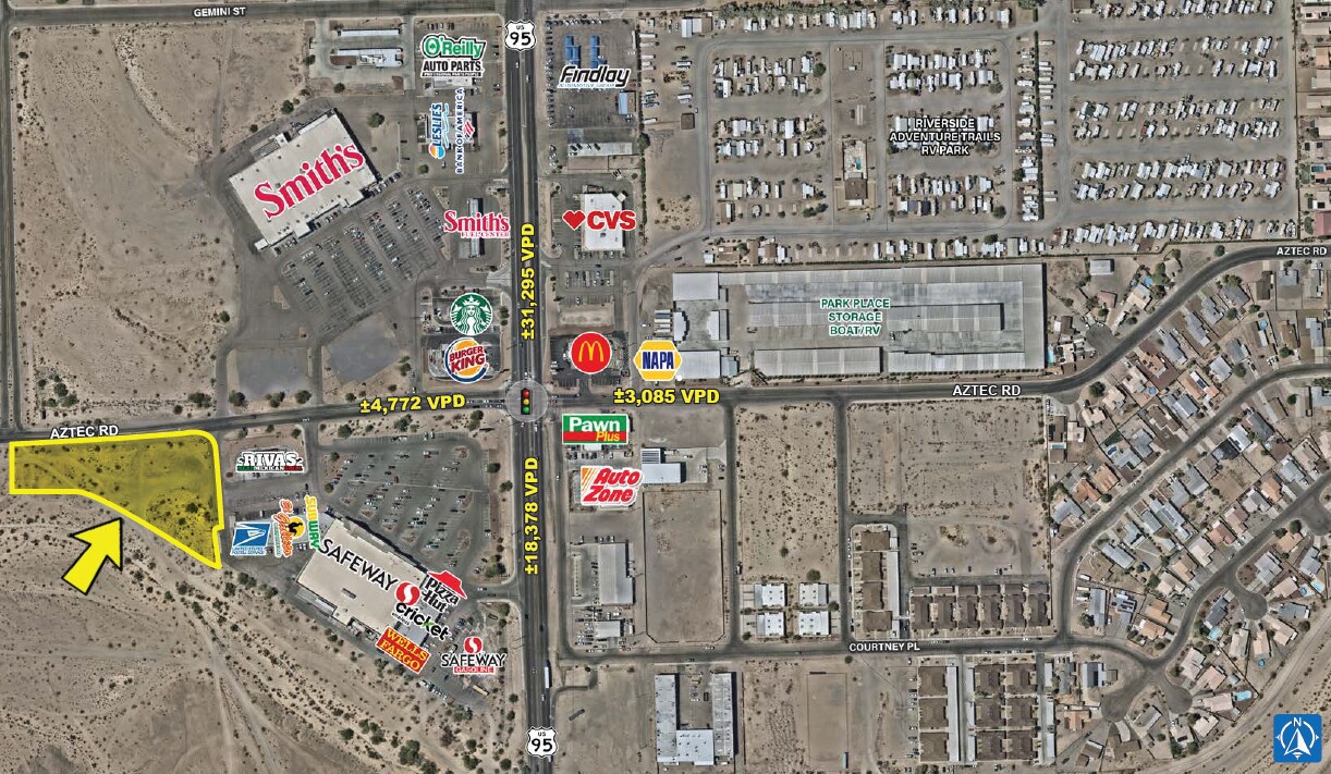 SWC Route 95 & Aztec Rd, Fort Mohave, AZ à vendre Photo de l’immeuble– Image 1 sur 4