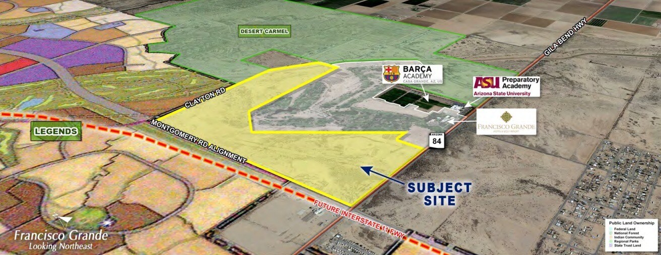 NEC Montgomery Rd & Gila Bend Hwy, Casa Grande, AZ à vendre Photo principale– Image 1 sur 7