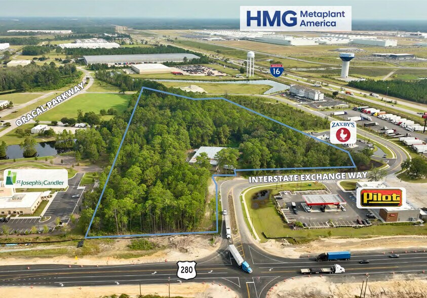 11232 US Highway 280, Ellabell, GA à vendre - Aérien – Image 3 sur 6