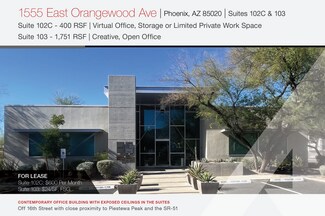 Plus de détails pour 1555 E Orangewood Ave, Phoenix, AZ - Bureau à louer