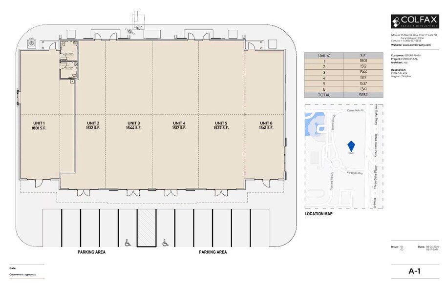 9985 Estero Oaks Dr, Fort Myers, FL à louer - Plan de site – Image 1 sur 1
