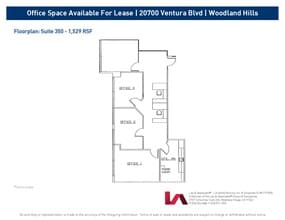 20700 Ventura Blvd, Woodland Hills, CA à louer Plan d’étage– Image 1 sur 1