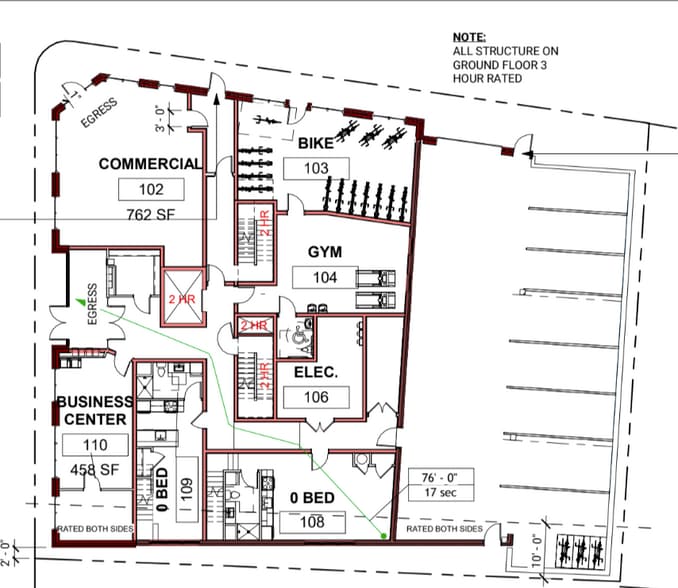 3458 Washington St, Jamaica Plain, MA à louer - Plan d’étage – Image 2 sur 3