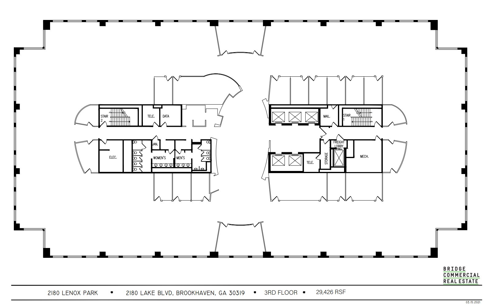 1277 Lenox Park Blvd, Atlanta, GA à louer Plan d’étage– Image 1 sur 1