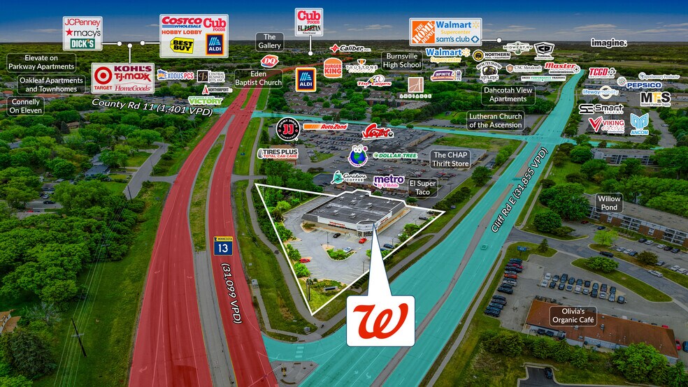 2200 Highway 13 E, Burnsville, MN à vendre - Photo de l’immeuble – Image 2 sur 5