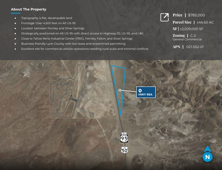 0 Hwy 95A, Fernley, NV à vendre - Photo de l’immeuble – Image 2 sur 3