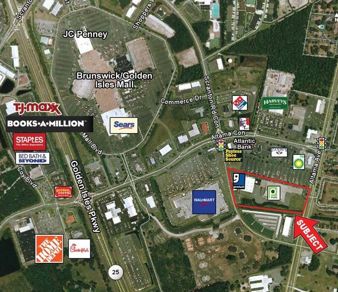 106 Altama Connector, Brunswick, GA à louer - Aérien – Image 3 sur 10