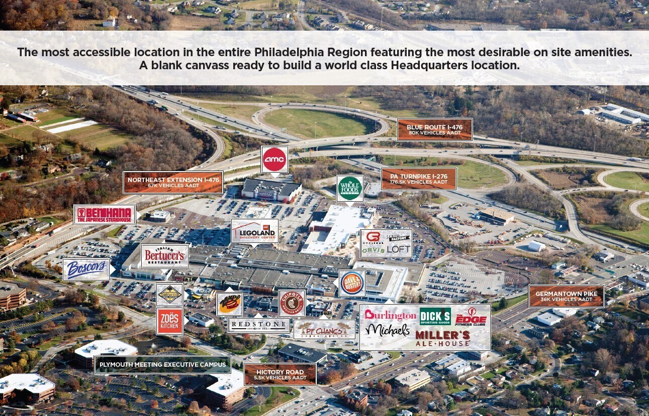 500 W Germantown Pike, Plymouth Meeting, PA à louer Aérien– Image 1 sur 7