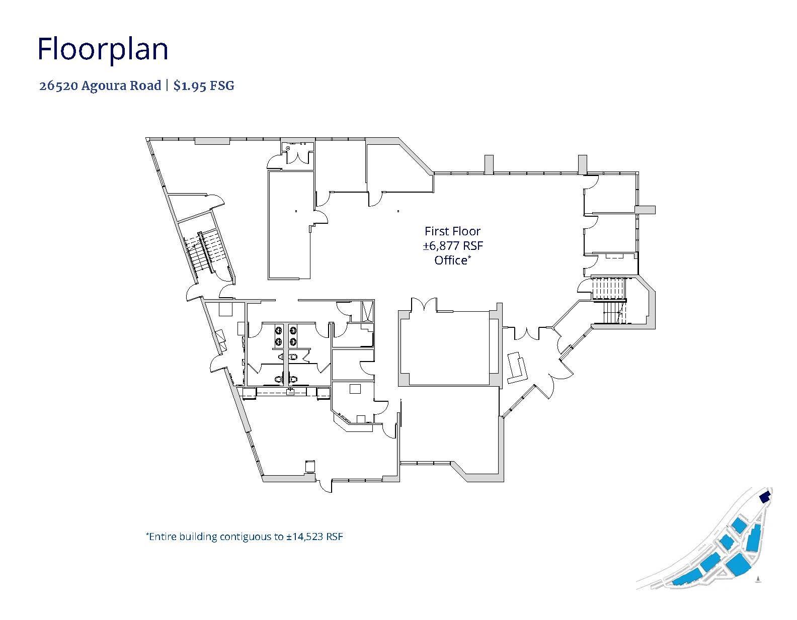 26610 Agoura Rd, Calabasas, CA à louer Plan d’étage– Image 1 sur 1