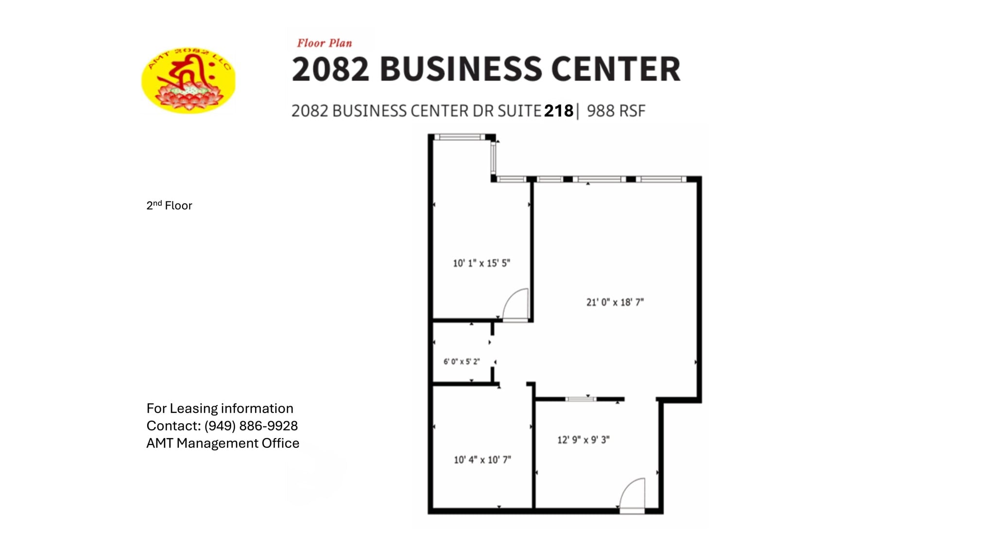 2082 Business Center Dr, Irvine, CA à louer Plan de site– Image 1 sur 1