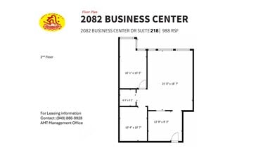 2082 Business Center Dr, Irvine, CA à louer Plan de site– Image 1 sur 1