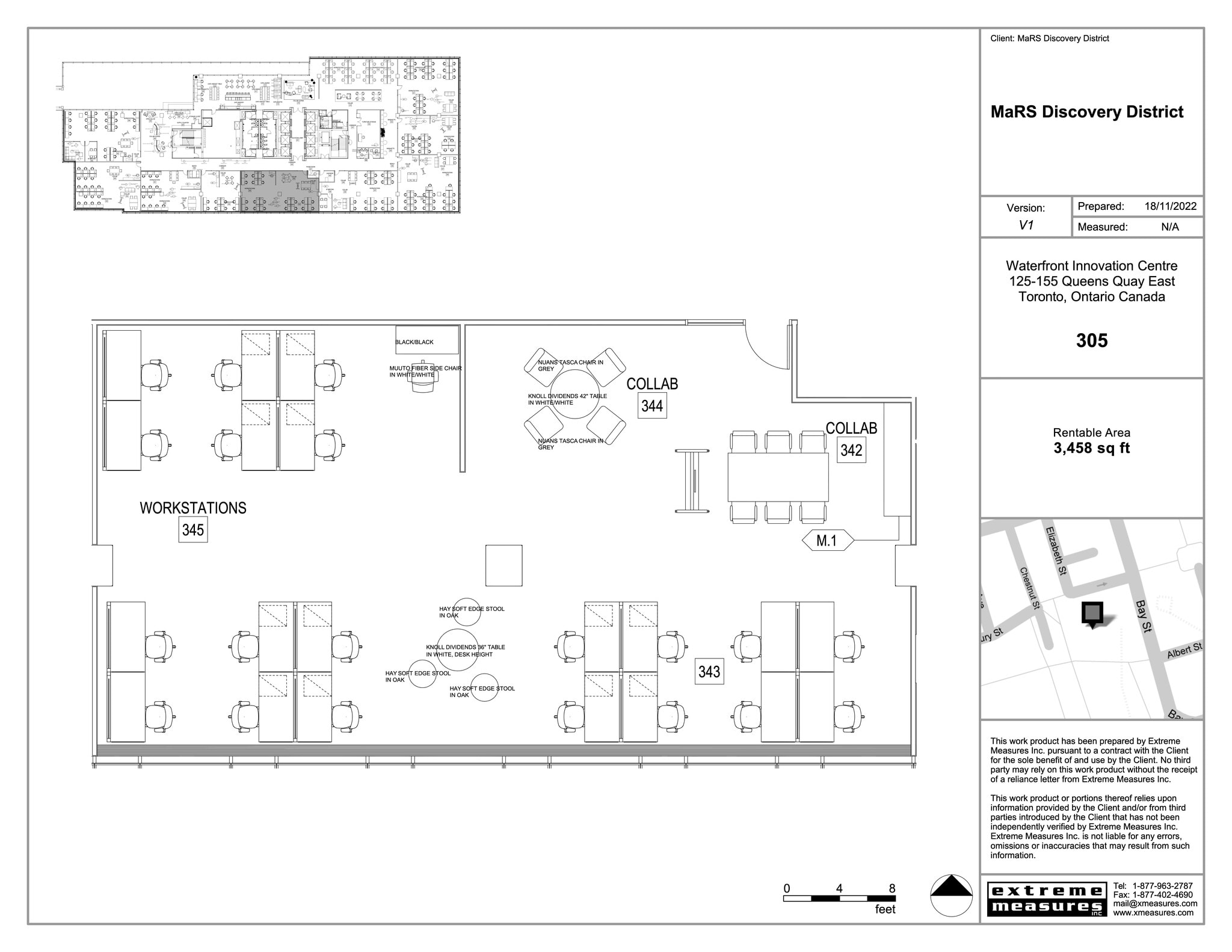 155 Queens Quay E, Toronto, ON à louer Plan de site– Image 1 sur 1