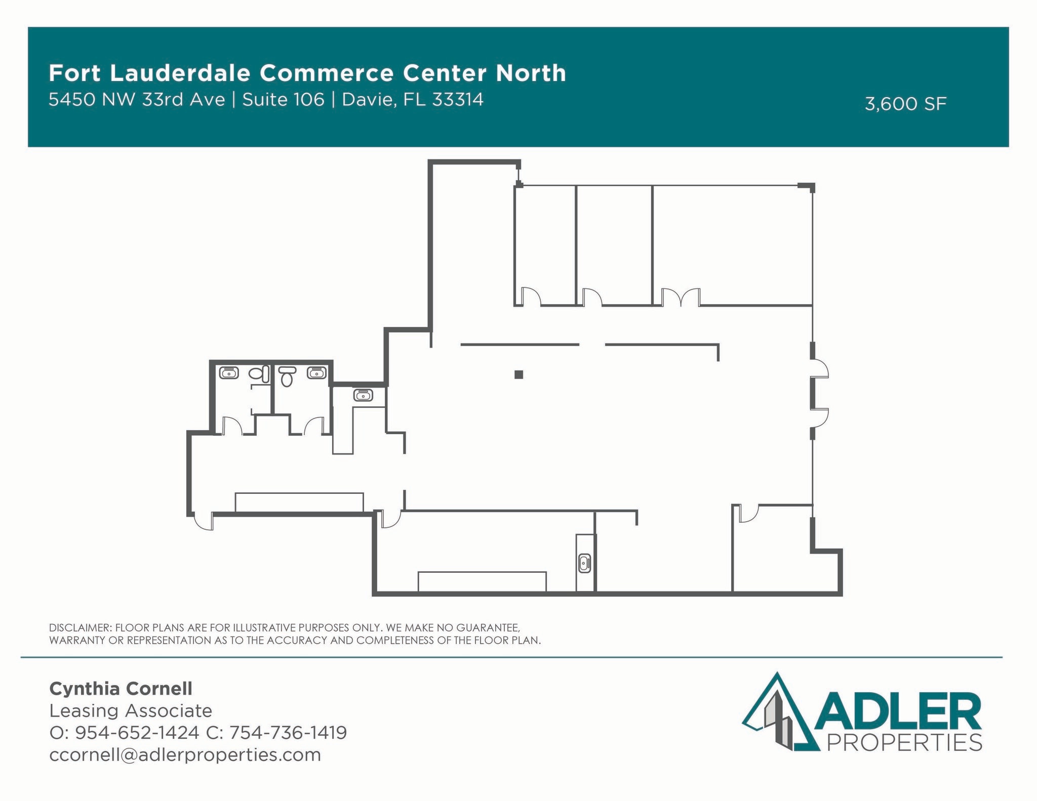 5440 NW 33rd Ave, Fort Lauderdale, FL à louer Plan d’étage– Image 1 sur 1