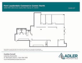 5440 NW 33rd Ave, Fort Lauderdale, FL à louer Plan d’étage– Image 1 sur 1