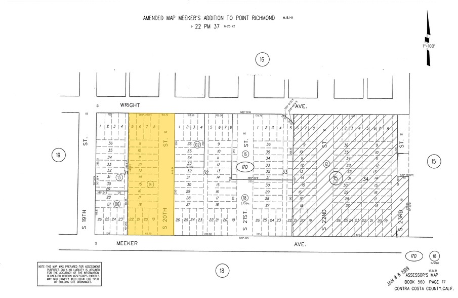 1961 Meeker Ave, Richmond, CA à louer - Plan cadastral – Image 2 sur 7