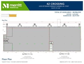 6100 NC Highway 42 W, Garner, NC à louer Plan d’étage– Image 2 sur 2