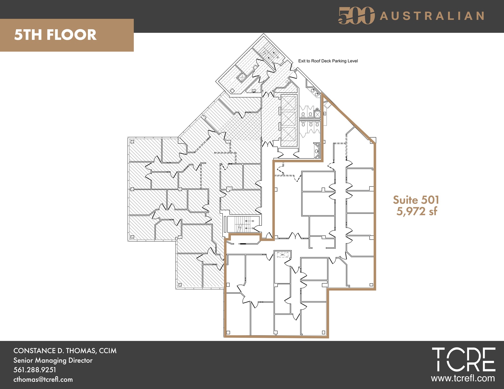 500 S Australian Ave, West Palm Beach, FL à louer Plan de site– Image 1 sur 1