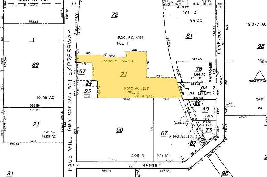 755 Page Mill Rd, Palo Alto, CA à louer - Plan cadastral – Image 2 sur 4