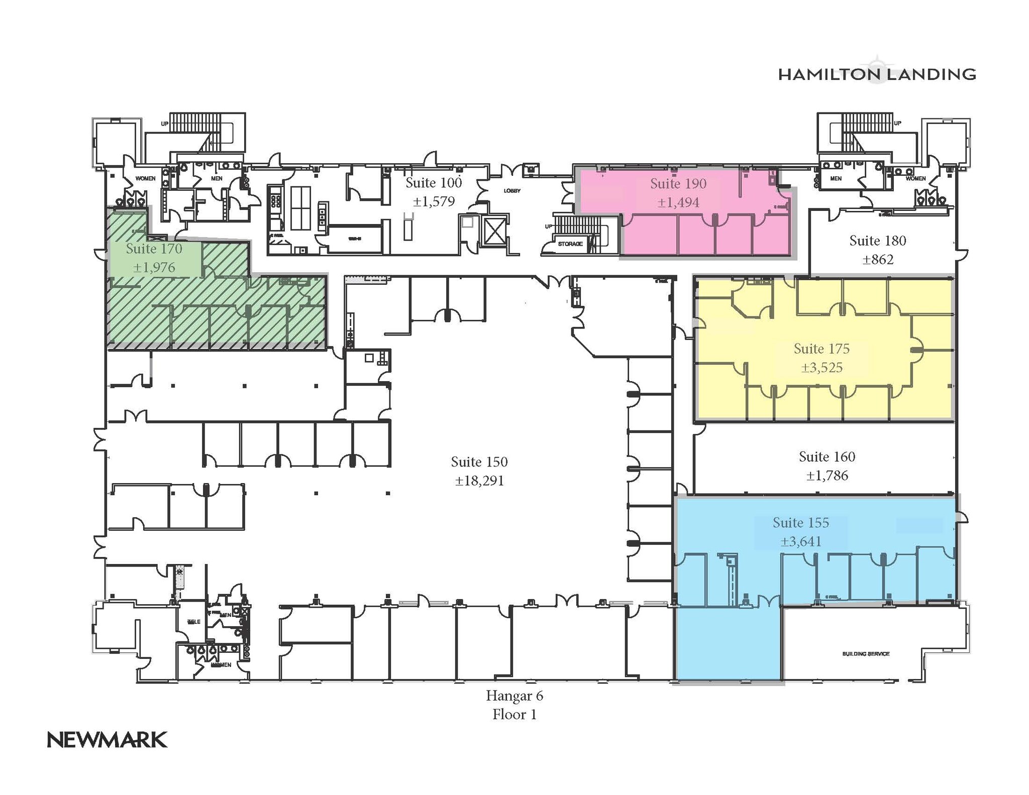 2-10 Hamilton Lndg, Novato, CA à louer Plan d’étage– Image 1 sur 1