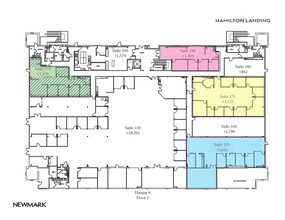2-10 Hamilton Lndg, Novato, CA à louer Plan d’étage– Image 1 sur 1
