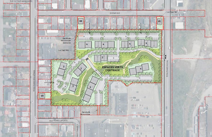 3353 Blvd Royal, Shawinigan, QC à vendre - Plan de site – Image 2 sur 8