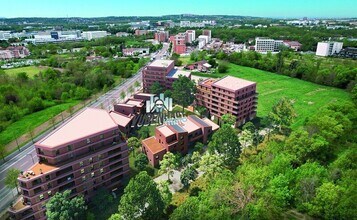 Toulouse, HG - Vue aérienne vue de carte