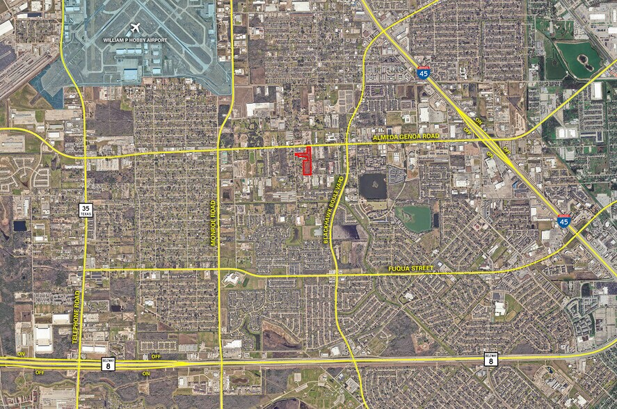 9106 Almeda Genoa Rd, Houston, TX à vendre - Aérien – Image 2 sur 3