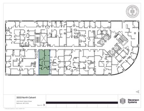 3333 N Calvert St, Baltimore, MD à louer Plan d’étage– Image 1 sur 1